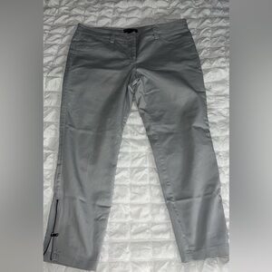 Gray Ankle Pants